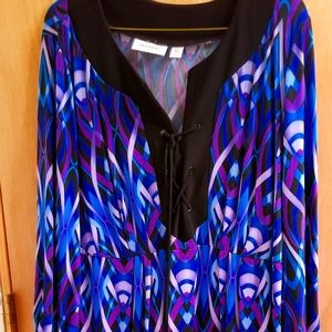 Colorful jewel tone dress